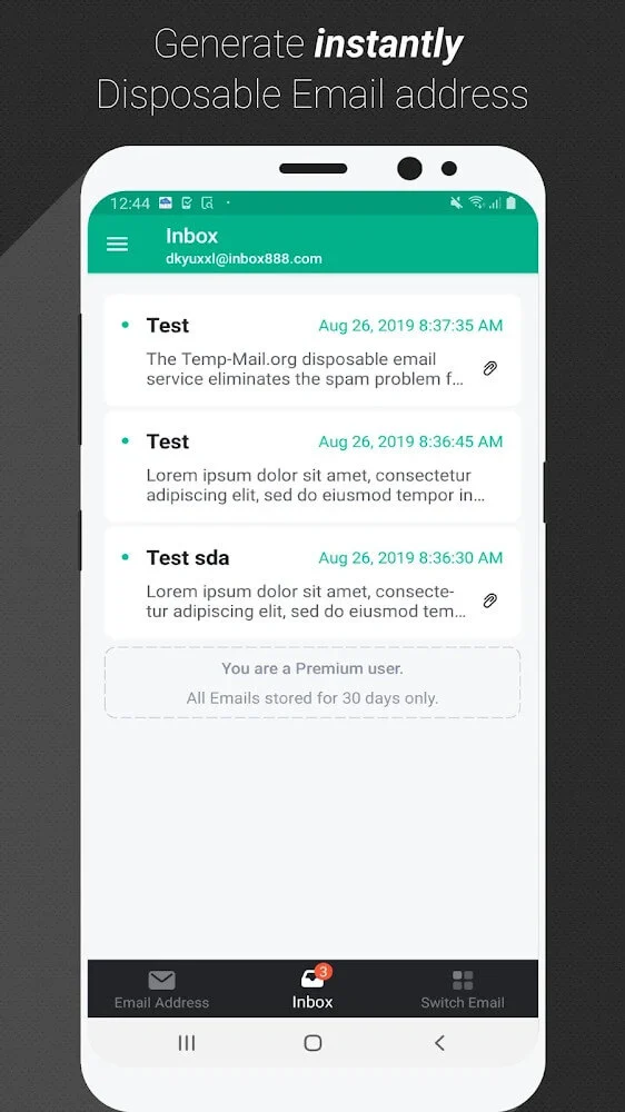 Temp Mail Pro Mod Apk